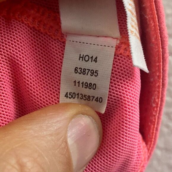 Lucy Activewear Pink Wireless Sports Bra Racerback Pullover Large Adjustable - Picture 4 of 4